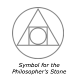 Symbol for the philosopher's stone